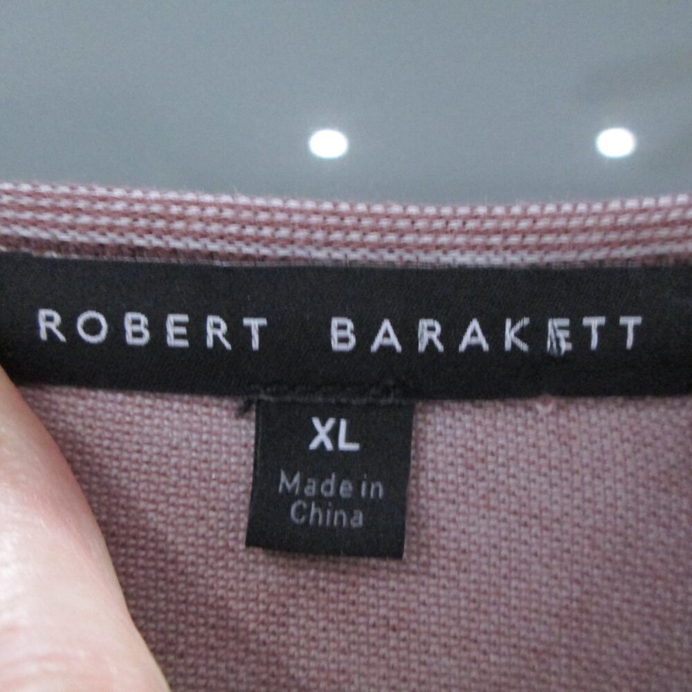 Robert Barakett Grand Forks Blend Cotton T-Shirt Burgundy - Picture 2 of 4